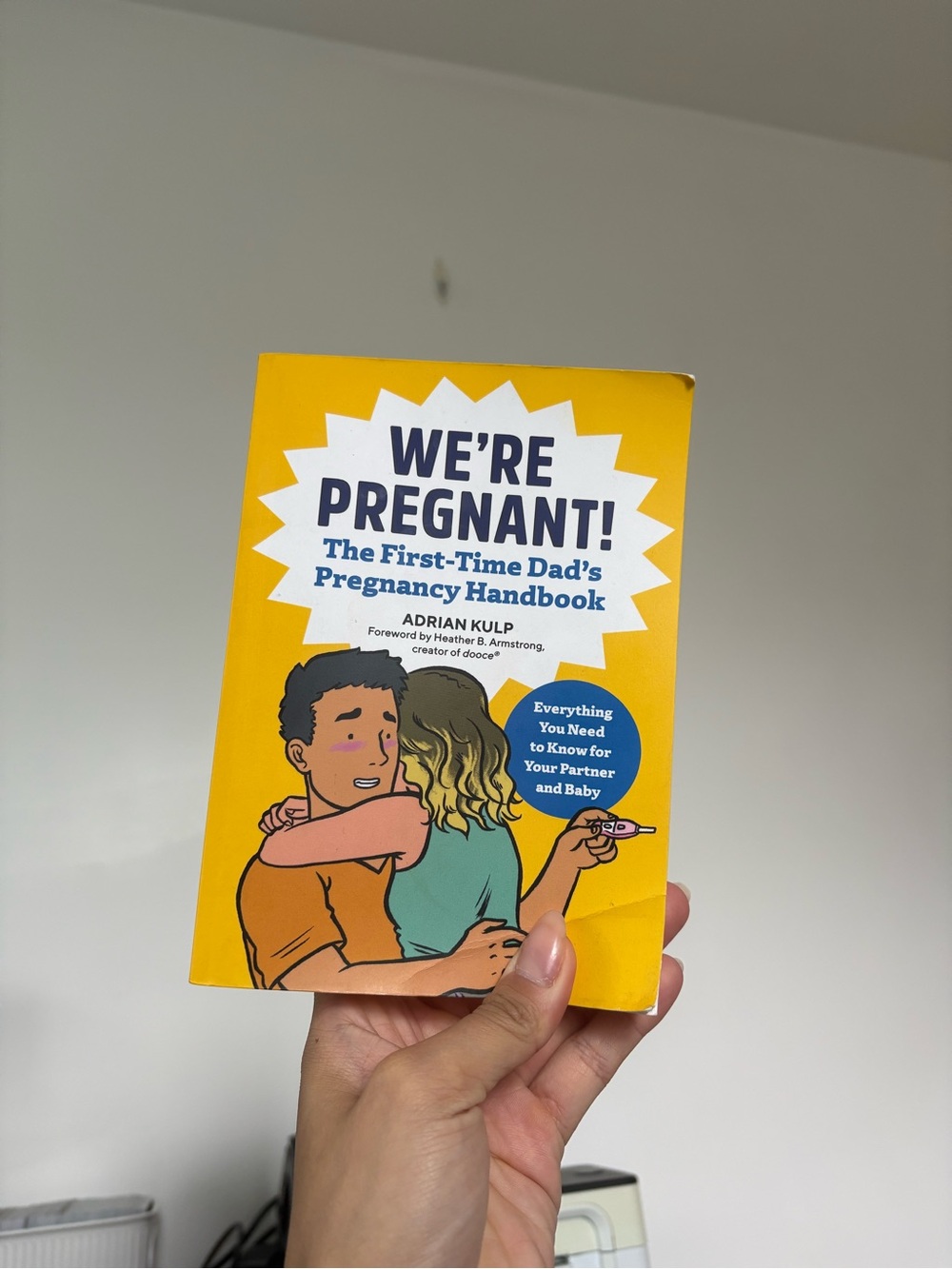 3/$25 We’re Pregnant! Yellow First-Time Dad’s Pregnancy Handbook